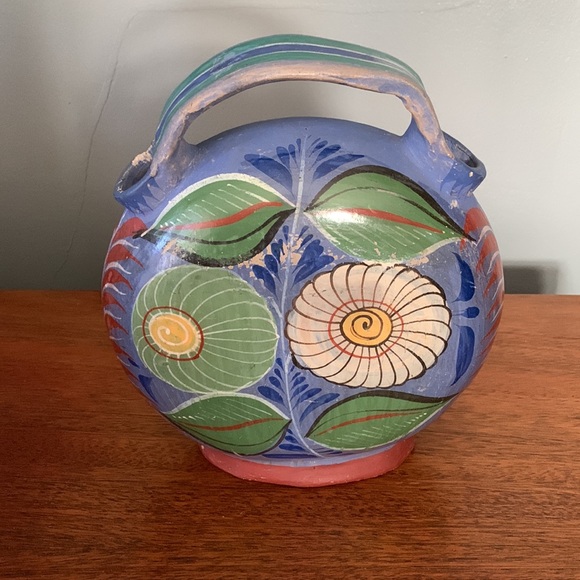 Mexican Tonala Wedding Vase - Picture 4 of 6